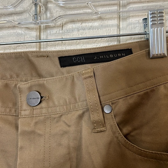 J. Hilburn Khaki Pants, size 32 Waist X 32.5 Inseam. - Picture 3 of 6